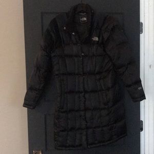 North face down jacket black